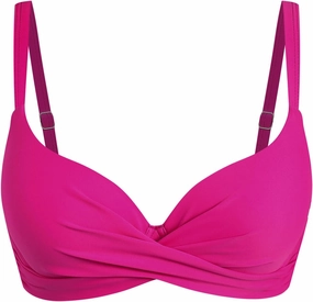 ZAFUL Women Twist Front Underwire Bikini Top Push Up Lace Up Swimsuit Tops Bra Padded Bathing Suit Tops