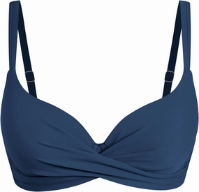 ZAFUL Women Twist Front Underwire Bikini Top Push Up Lace Up Swimsuit Tops Bra Padded Bathing Suit Tops