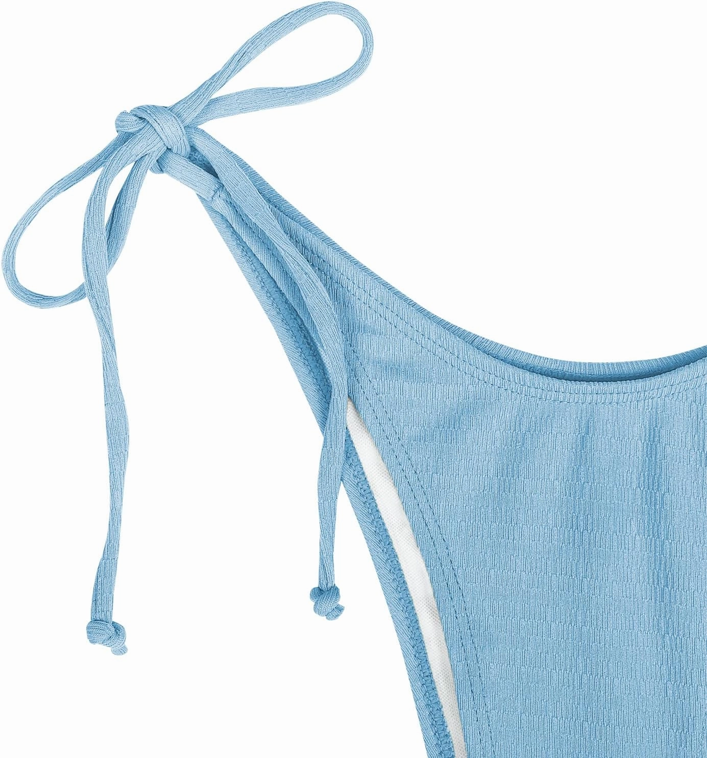 ZAFUL Womens High Cut Thong Bikini Set Swimsuits Cami String Sexy Bathing Suit
