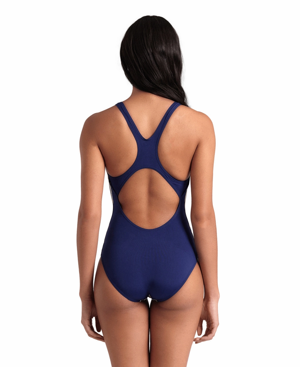 Zebra Stripes Pro Back Swimsuit - Multi/Navy