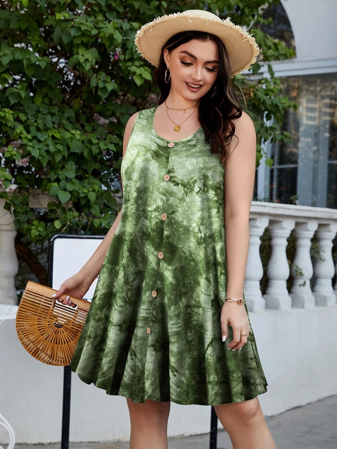 ZENNILO Women's Casual Dresses Tshirt Dresses Plus Size Summer Dresses V Neck Beach Cover Up Sundress with Pockets