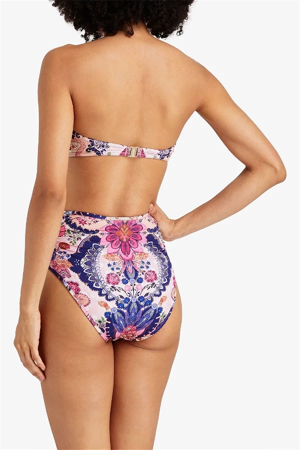 ZIMMERMANN Laurel Floral-Print Bikini Bottoms