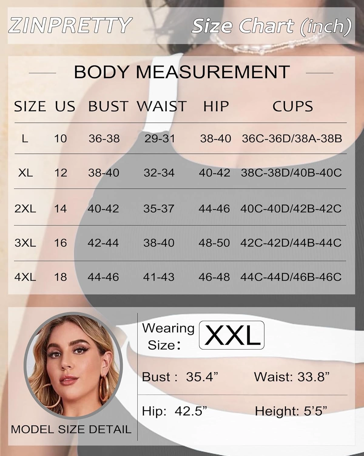 ZINPRETTY High Waisted Bikini Sets Plus Size Tummy Control Swimsuits for Women 2025 Two Piece Full Coverage Bathing Suits