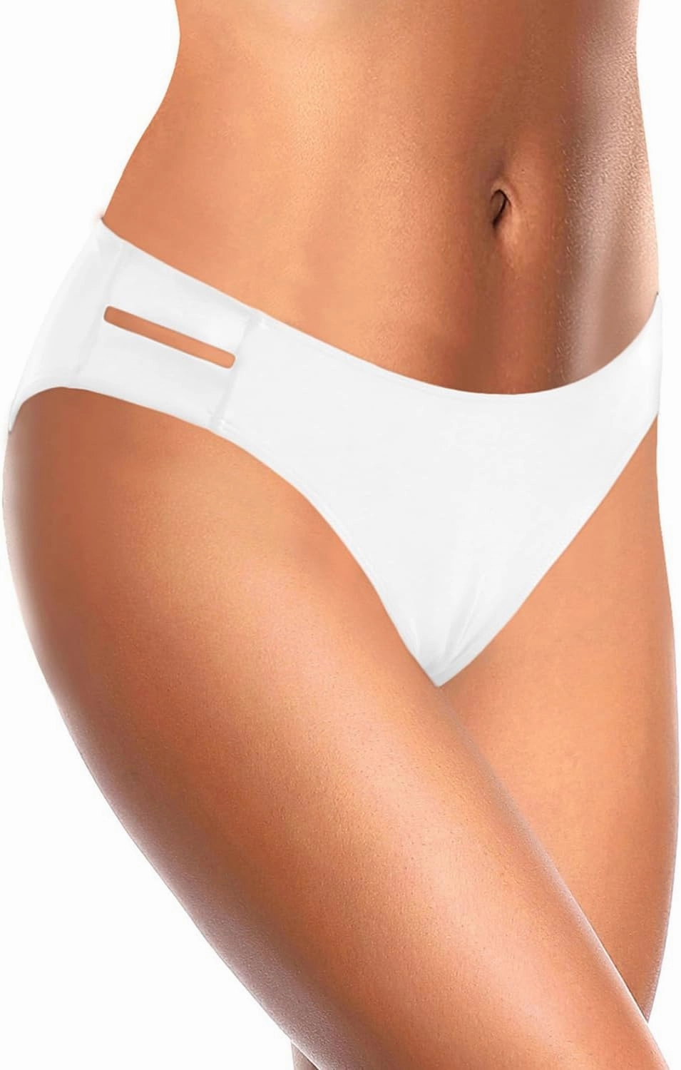 Zmart Strappy Low Rise Bikini Bottoms - Women Full Coverage Swim Bathing Suit Bottom Swimsuits Bottom