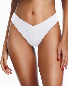 Zmart Women Cheeky Bikini Bottoms V Cut Swim Bottom High Cut Swimsuit Low Waist Low Rise Bathing Suit
