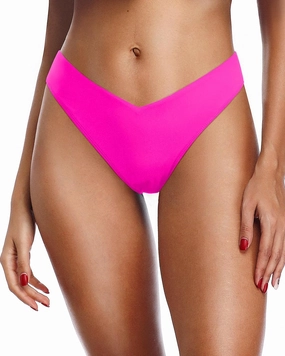 Zmart Women Cheeky Bikini Bottoms V Cut Swim Bottom High Cut Swimsuit Low Waist Low Rise Bathing Suit