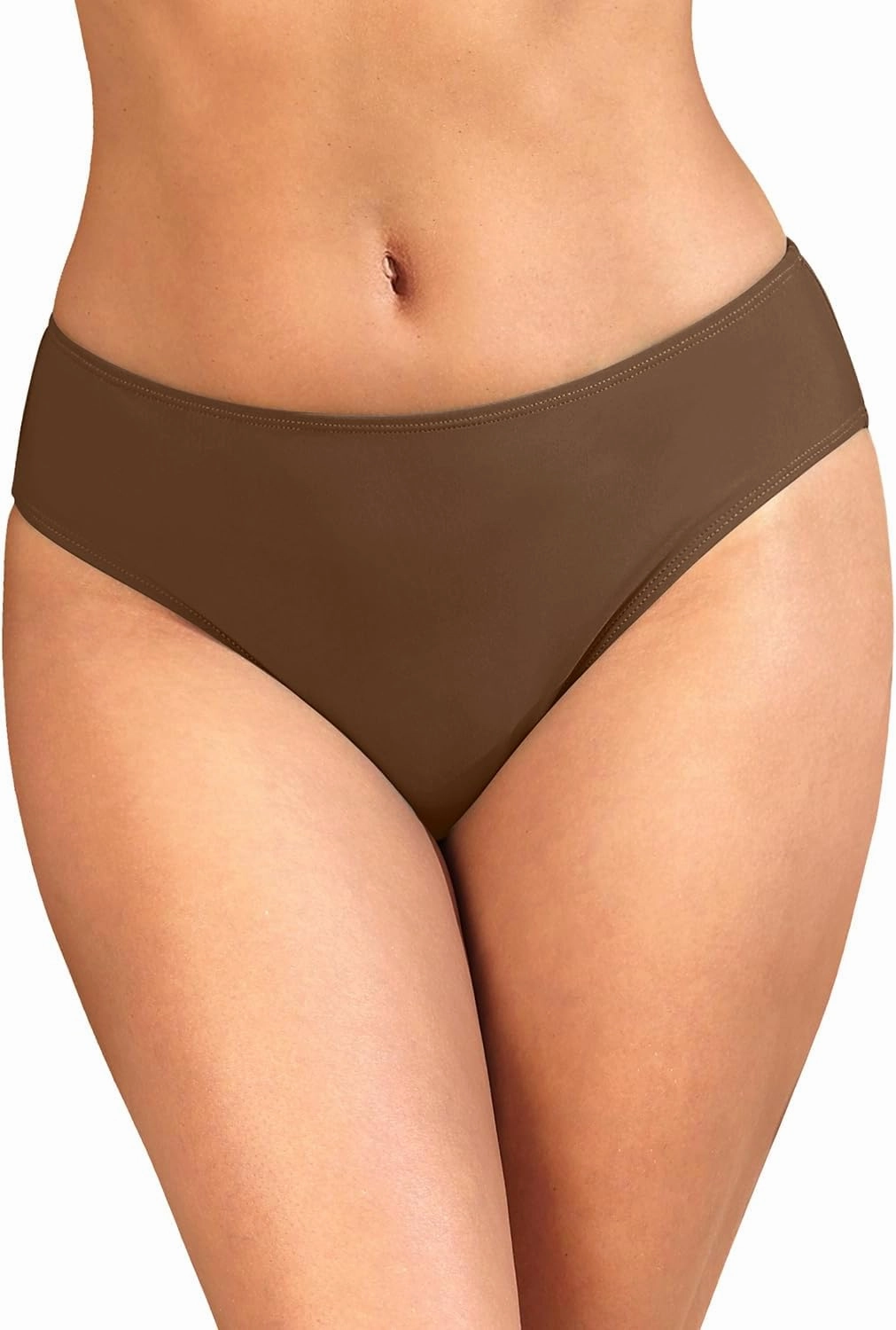 Zmart Women Full Coverage Bikini Bottoms - Mid Rise Bathing Suit Swim Bottom Swimsuit Swimwear