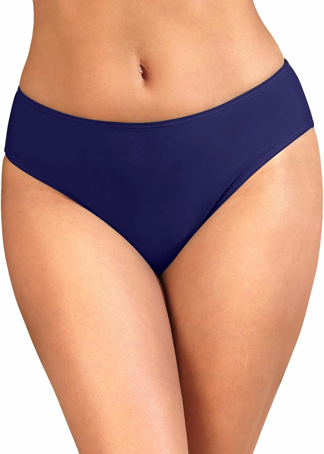 Zmart Women Full Coverage Bikini Bottoms - Mid Rise Bathing Suit Swim Bottom Swimsuit Swimwear
