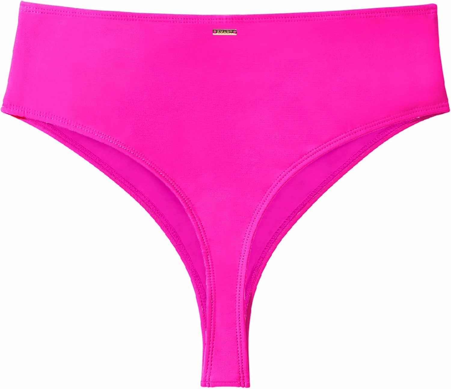 Zmart Women High Waist Thong Bikini Bottoms High Cut Swimsuit Bathing Suit Cheeky Brazilian Swimwear Bottom