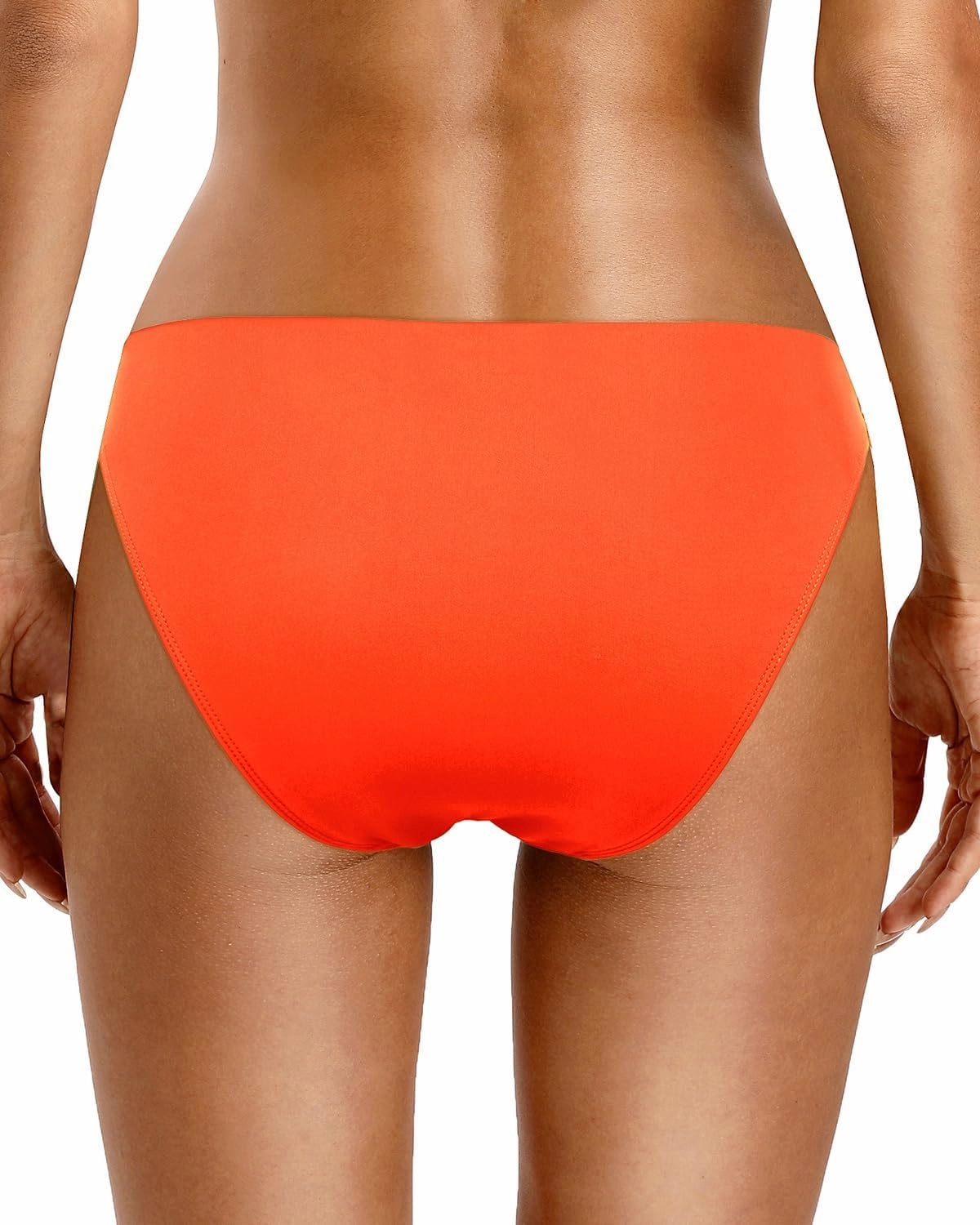 Zmart Women O Ring Bikini Bottoms Full Coverage Swimsuit Bottom Low Waist Low Rise Bathing Suit