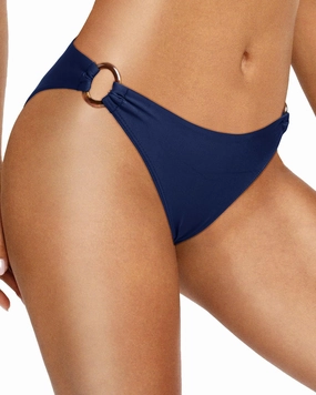 Zmart Women O Ring Bikini Bottoms Full Coverage Swimsuit Bottom Low Waist Low Rise Bathing Suit