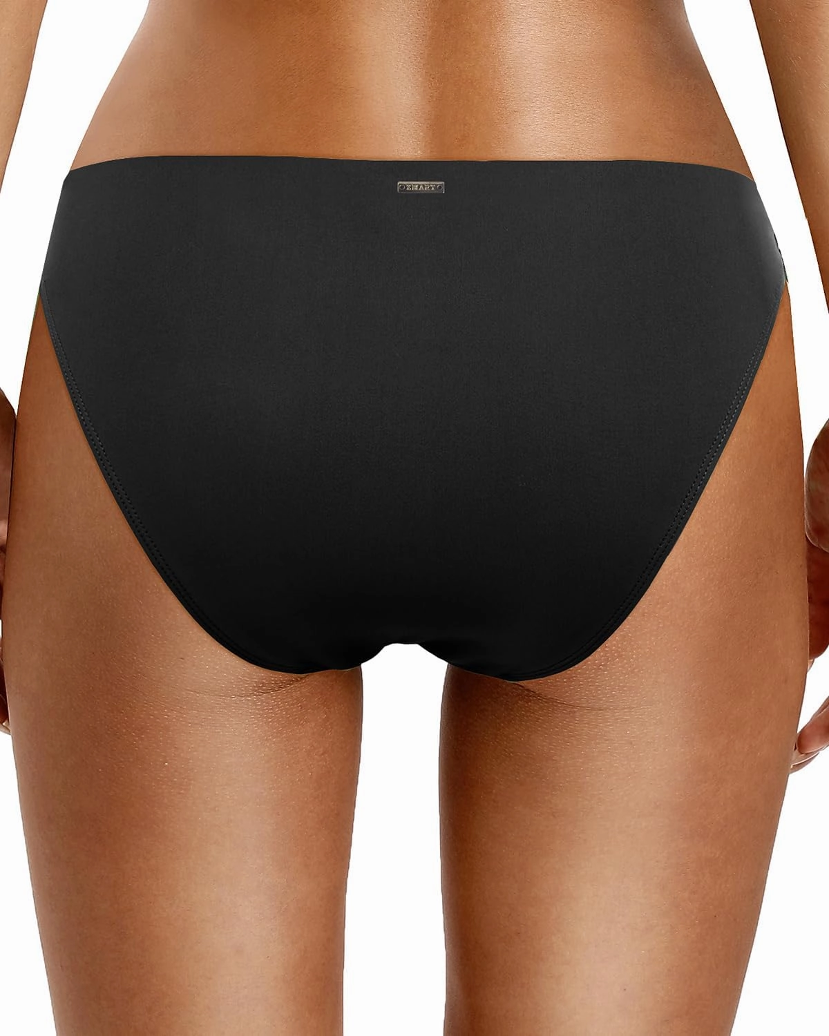 Zmart Women O Ring Bikini Bottoms Full Coverage Swimsuit Bottom Low Waist Low Rise Bathing Suit