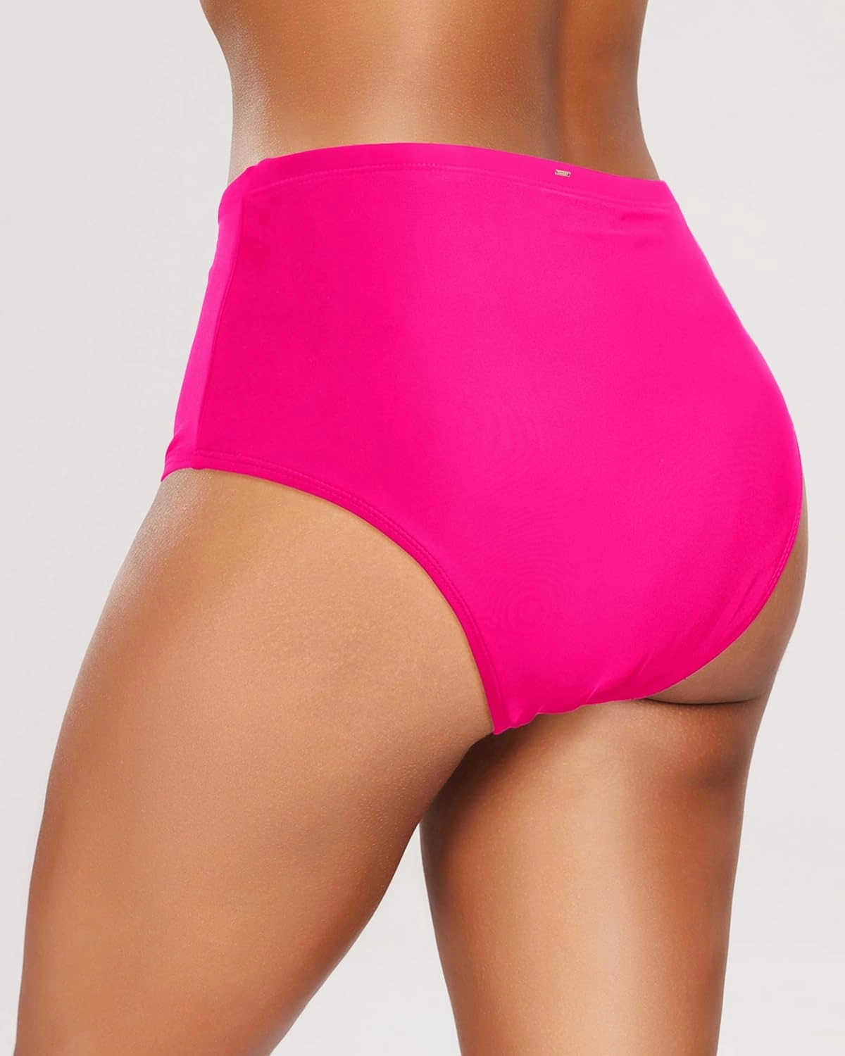 Zmart Women's High Waisted Bikini Bottom - Full Coverage Tummy Control Swimsuit Bathing Suit Swim Bottoms