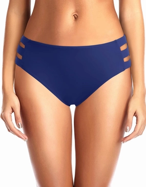 Zmart Women Standard Strappy Bikini Bottoms Full Coverage Bathing Suit Cutout Swim Low Rise Swimsuit Bottom