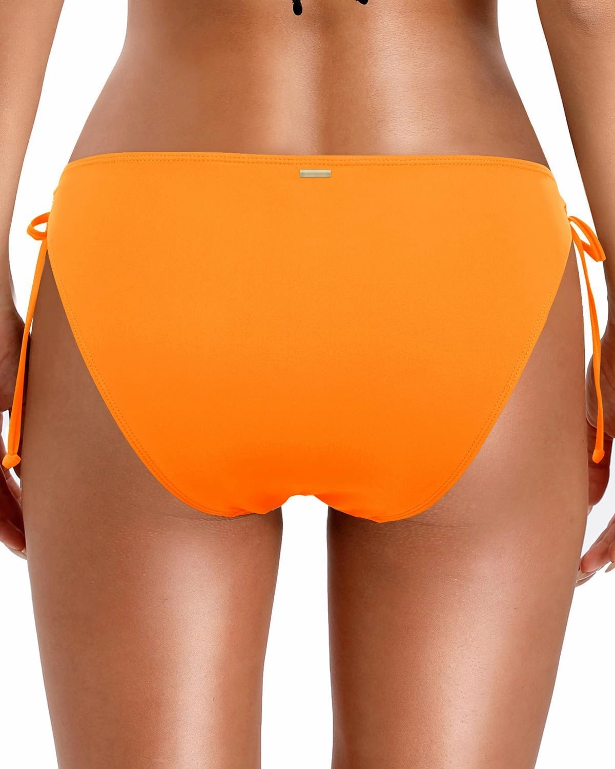 Zmart Women String Tie Side Bikini Bottoms Full Coverage Swimsuit Bottom Low Waist Low Rise Bathing Suit