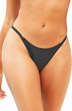 Zmart Women Thong Bikini Bottoms G String Sexy Low Waist Swimsuit Bottom Brazilian Cheeky Bathing Suit Bottoms