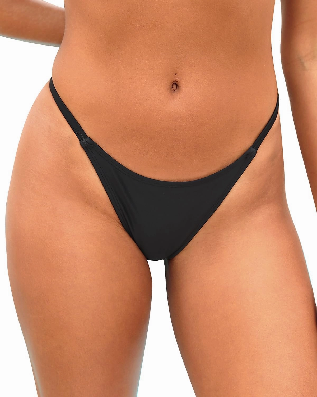 Zmart Women Thong Bikini Bottoms G String Sexy Low Waist Swimsuit Bottom Brazilian Cheeky Bathing Suit Bottoms