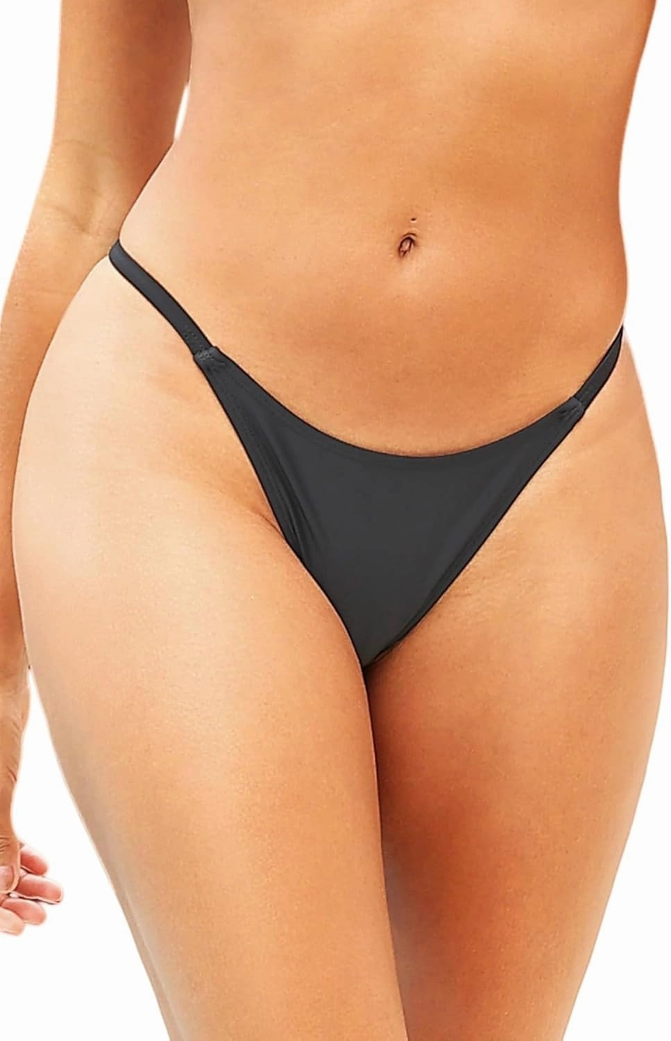 Zmart Women Thong Bikini Bottoms G String Sexy Low Waist Swimsuit Bottom Brazilian Cheeky Bathing Suit Bottoms